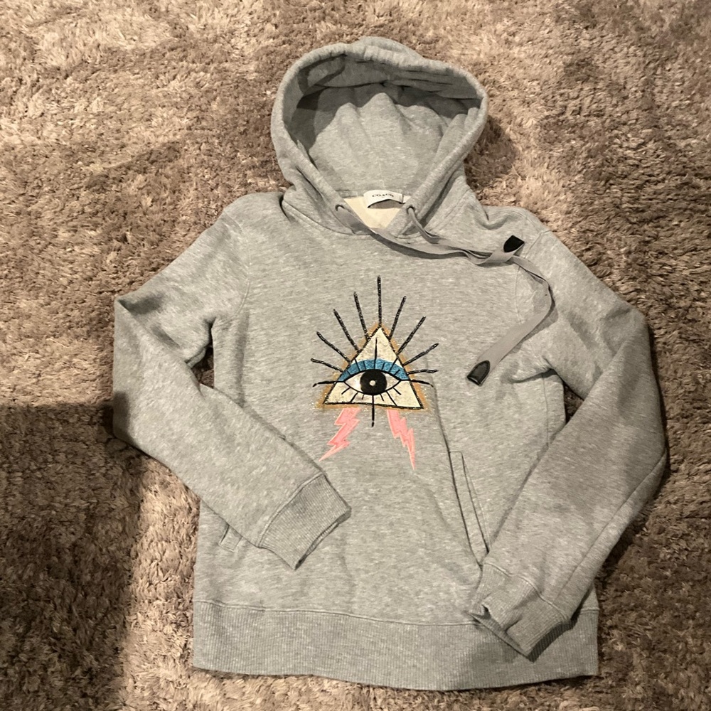 Coach pyramid eye hoodie